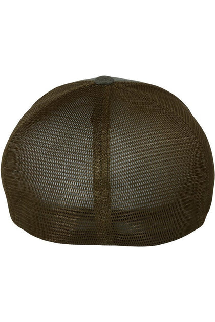 Flexfit Unipanel Trucker Cap Schwarz S/M 3