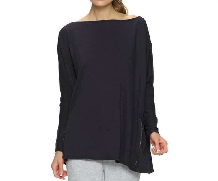 Felina City Terry Poncho Black Small 2
