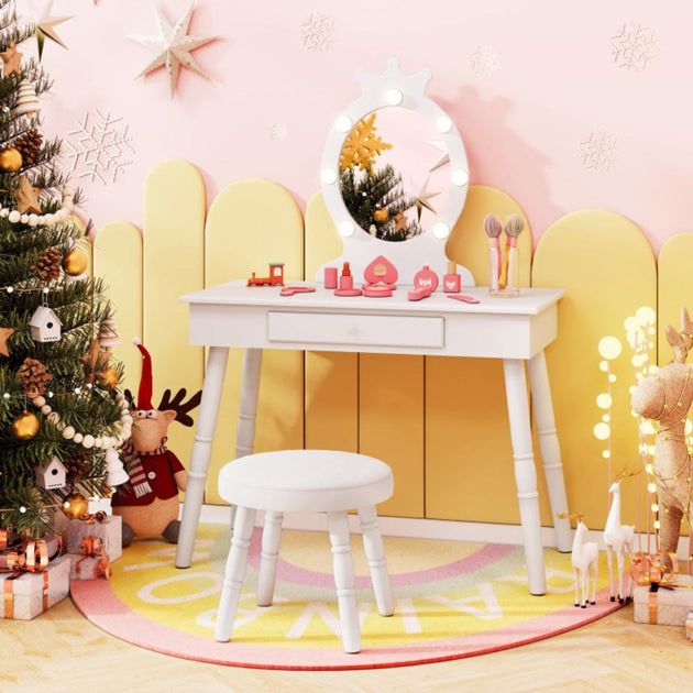 Hivvago Kids Vanity Set White 5