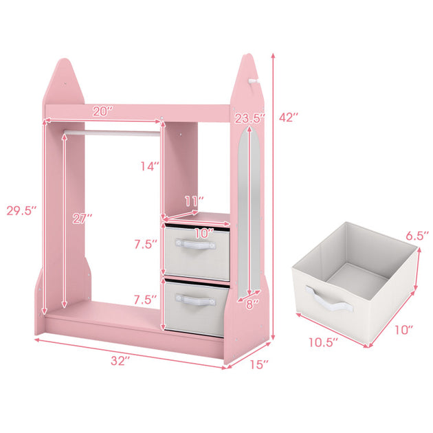 Hivvago Kinder Spielkleiderschrank 4