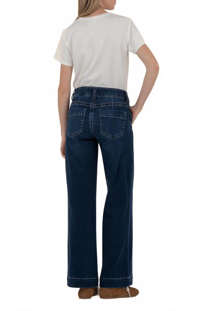 KUT FROM THE KLOTH Meg High Rise Wide Leg Jeans Blue US 6 3