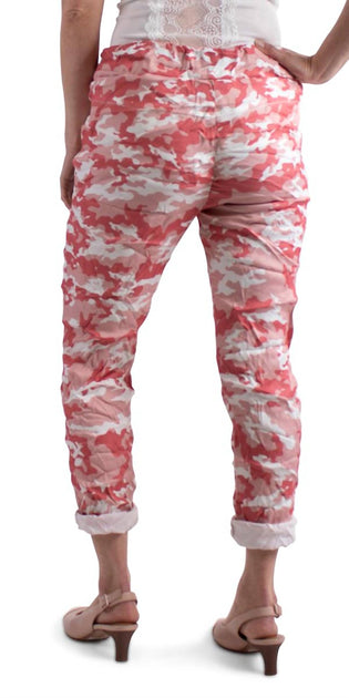 GIGI MODA Celina Army Straight Pants Multi One Size 3