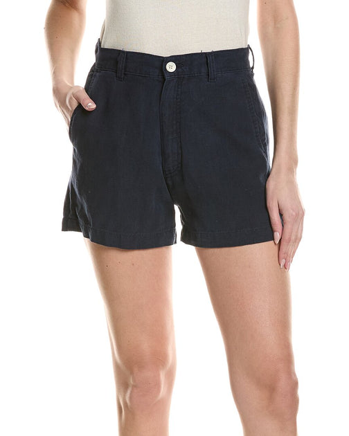 DL1961 Taylor Linen Short Bright Navy 26 2