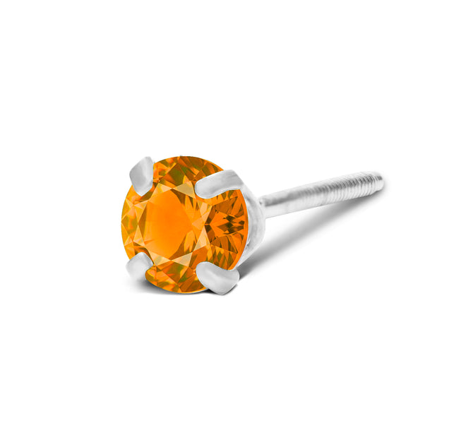 SuperJeweler 1/4 Carat Gemstone Stud Earrings Red 5
