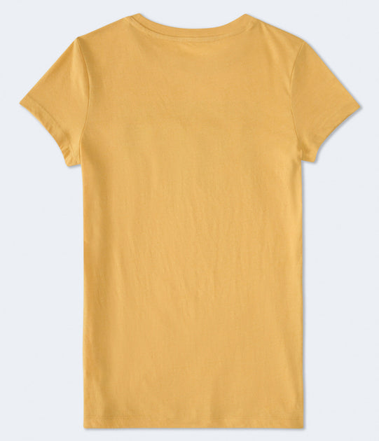 Aeropostale 1987 Appliqué Graphic Tee White Medium 4