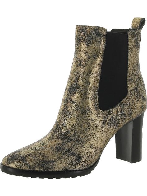 Lauren Ralph Lauren Mylah Womens Stretch Ankle Chelsea Boots