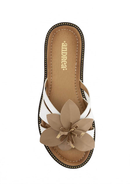 Andrea Women Sandal White US 6 4