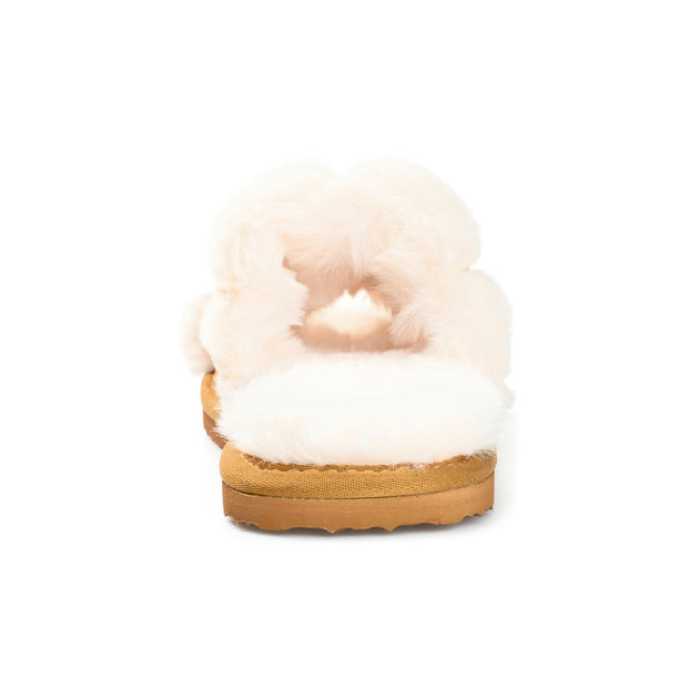 Journee Collection Mardie Slipper White US 6.5 4