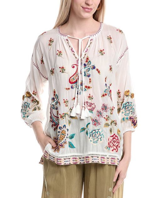 Johnny Was Kendra Blouse Multi XL 2