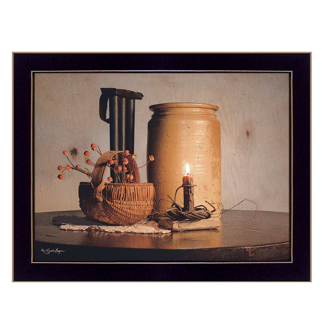Hivvago Bittersweet Basket 3 Black Framed Print Wall Art 3