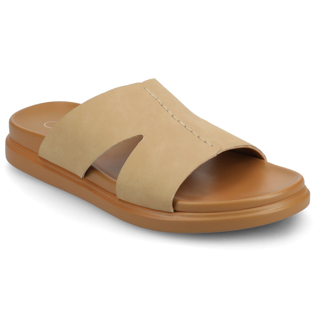Journee Collection Misey Sandals Beige US 9.5 2
