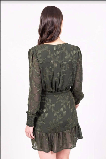 Allison New York Envy Robe Mini Verte Large 3