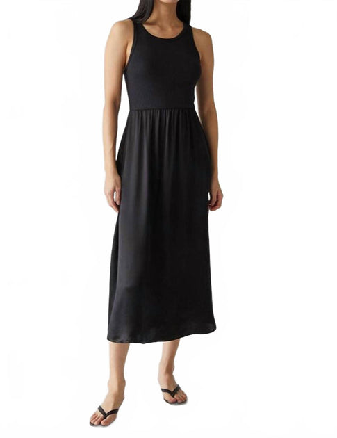 Michael Stars Bridgette Midi Dress Black Small 2