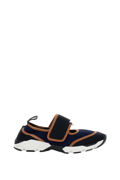 Marni Hybrid Mary Jane Ballet Flat Blue EU 39 2