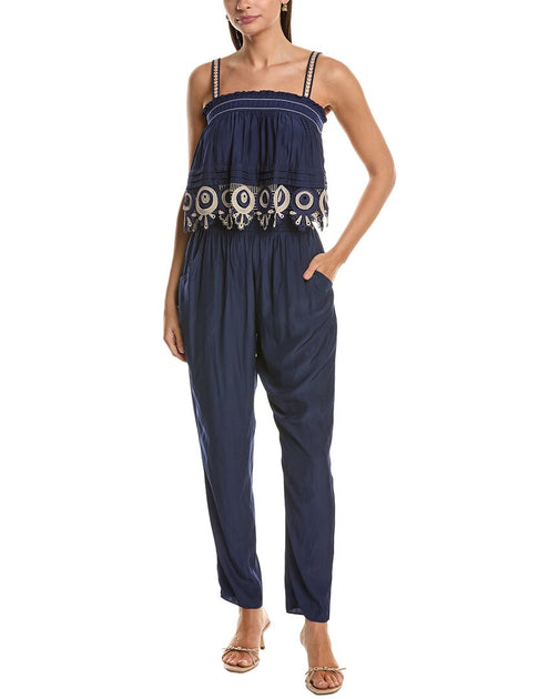 Ramy Brook Monica Jumpsuit Blue XXS 2