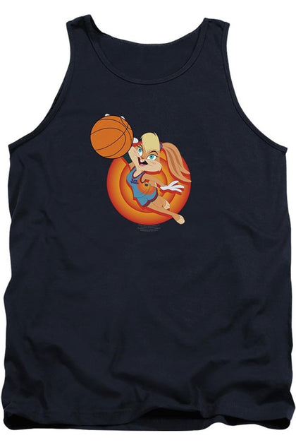 Gildan Space Jam 2 Lola Slam Tank Top Blue Small 2