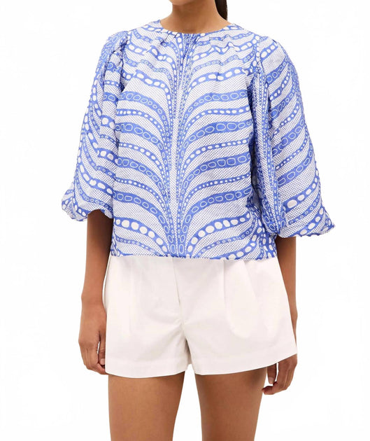 Marie Oliver Harly Top Blue 3X 2