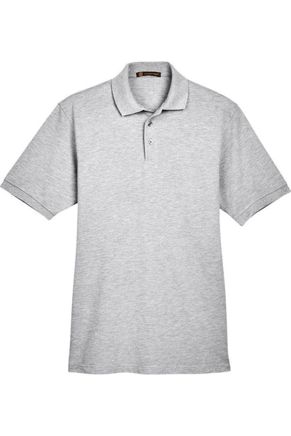 Harriton Easy Blend Polo Grey Medium 2