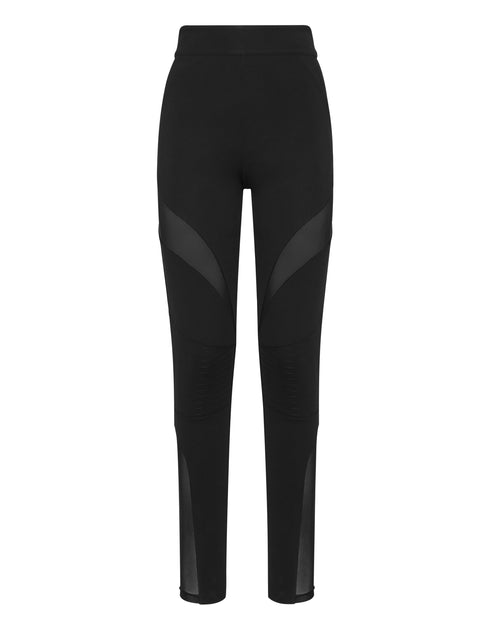 Philipp Plein Biker Leggings Black Small 2
