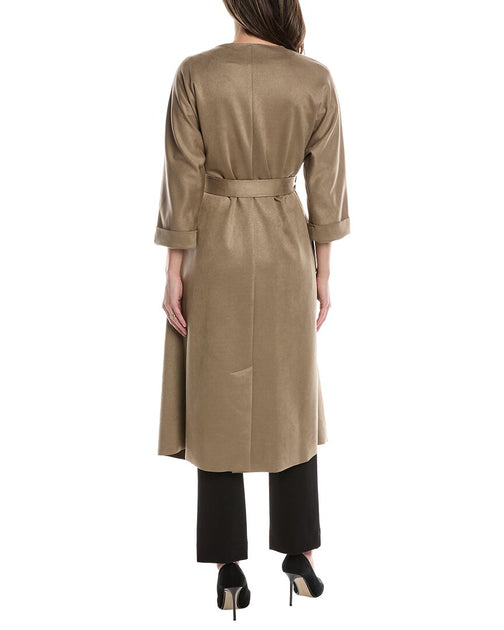 Joseph Ribkoff Open Front Coat Brown US 6 3