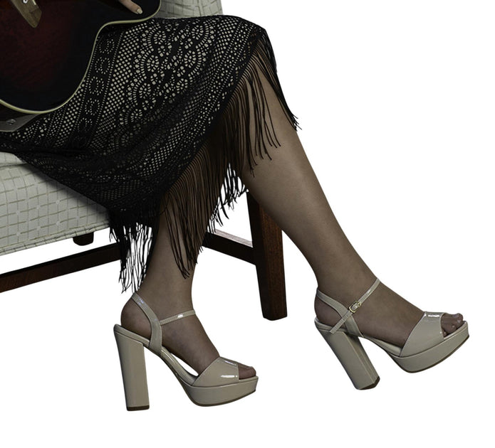 Benjamin Walk Dyeables Whitta Heel Beige US 8.5 3
