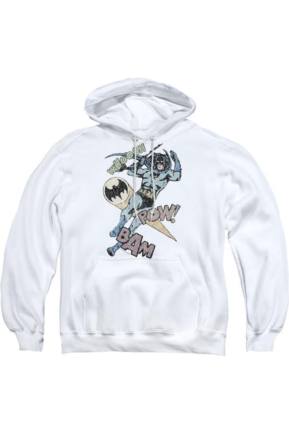 Gildan Batman Halftone Swing Hoodie White XXL 2
