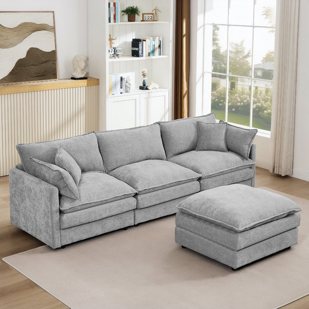 Streamdale Modular Sectional Sofa Grey 3