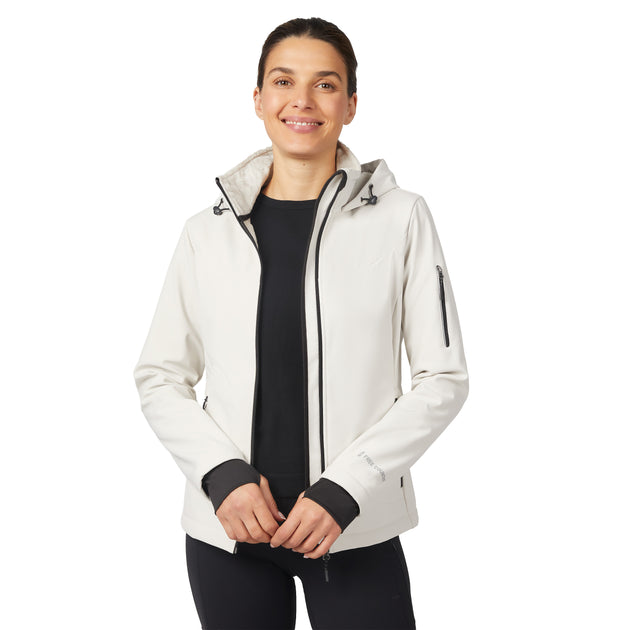 Free Country Damen StormTech Super Softshell Jacke Weiß XL 3
