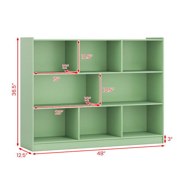 Hivvago 8-Cube Organizer Shelf Gray 9
