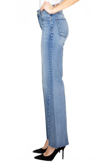 FIDELITY Lotus High-Rise Wide-Leg Jeans Blue 26 4