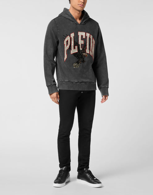 Philipp Plein Plein Eagle Hoodie Grey XXXLarge 3