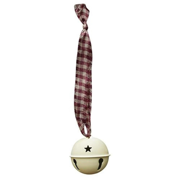 Hivvago Jingle Bell 2 inch Antique White 2