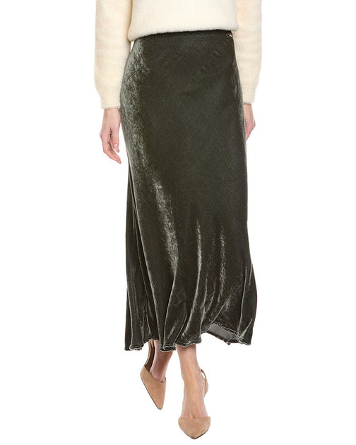 Graham & Spencer Eza Silk-Blend Skirt Black XSmall 2