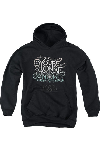 Gildan Fantastic Beasts One Of Us Hooded Sweatshirt Black Small 2