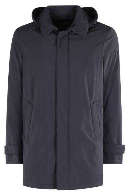 Herno Long-Sleeved Hooded Jacket Grey EU 56 2