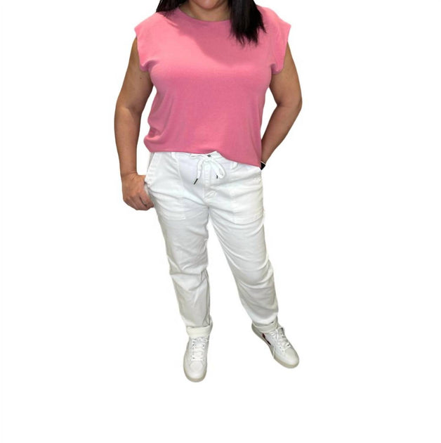 Judy Blue Garment Dyed Jogger White 28 2