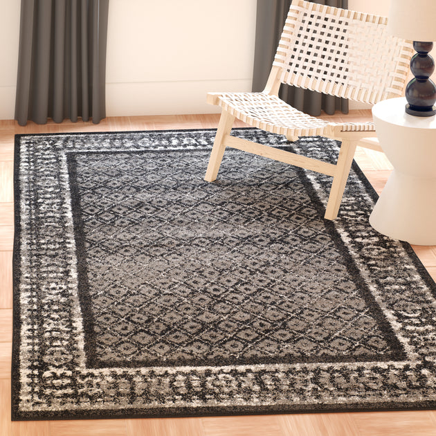 Safavieh Adirondack Teppich Schwarz Silber 2