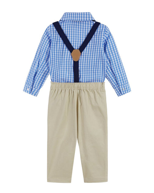 Andy & Evan Vest Suspender Pant Set White 18-24 Months 3
