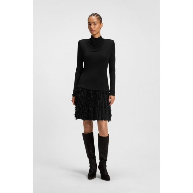 Boss Jersey Dress Black Medium 4