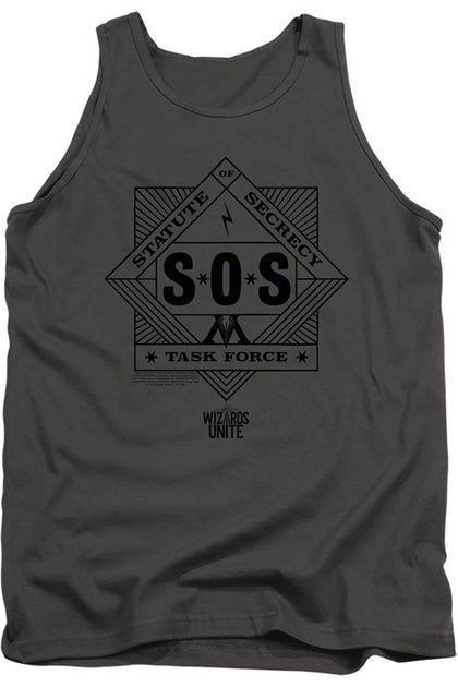 Gildan Harry Potter Wizards Unite Sos Task Force Tank Top Green Small 2