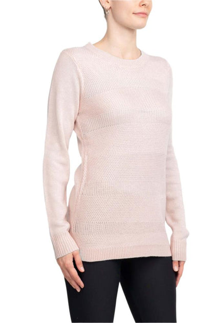 TRUEDAMES Crew Neck Long Sleeve Knit Sweater Multi Small 3