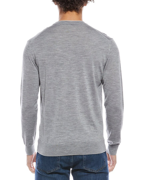 Eleventy Round Neck Sweater Grey Medium 3