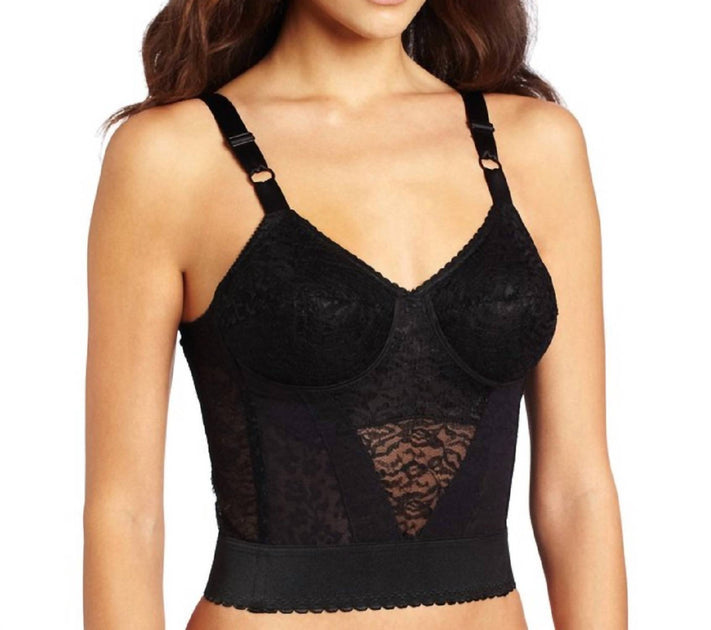 Rago Lacette Longline Wireless Expandable Cup Bra Grey 48C 3