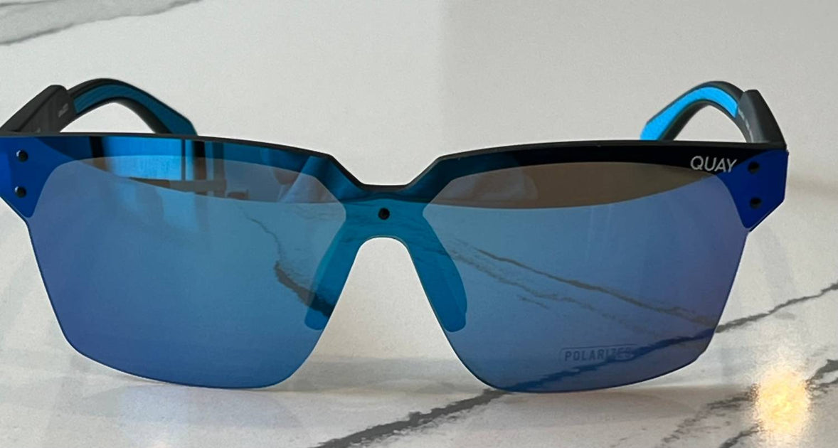 QUAY Homestretch Sunglasses Blue One Size 2