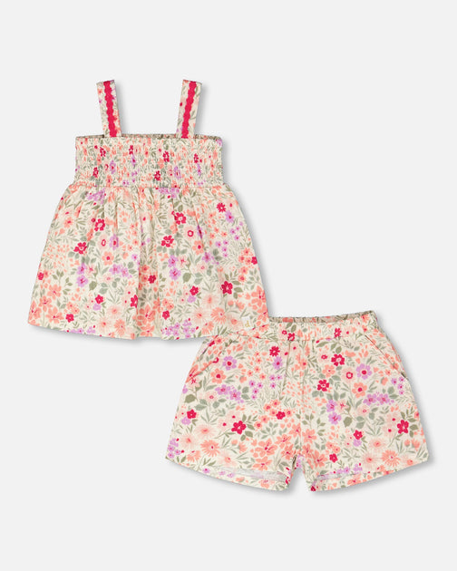 Deux par Deux Tank Top and Shorts Set Multi US 8 2