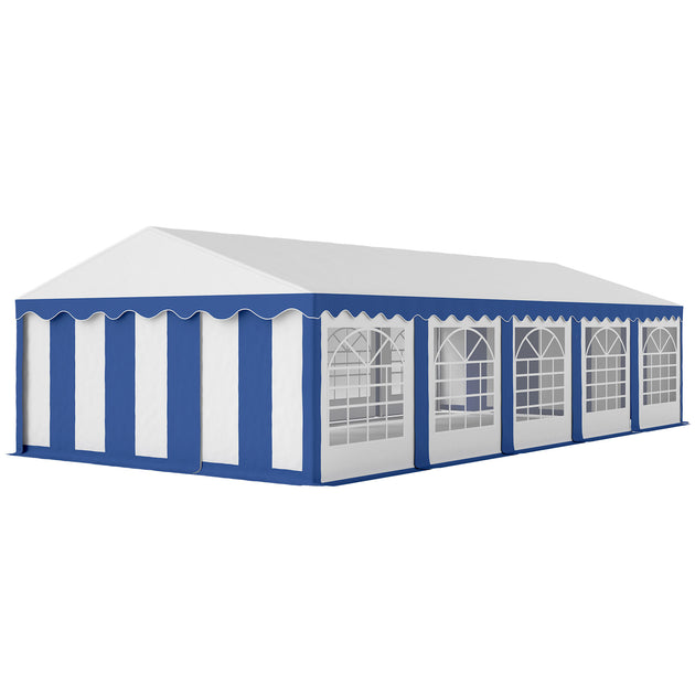 Hivvago Outdoor Canopy Tent with Windows White 16.5x33 3