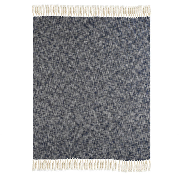 Hivvago Throw Blanket Blue/White 127x152cm 4