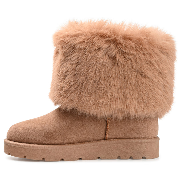 Journee Collection Shanay Boot Beige US 5.5 3