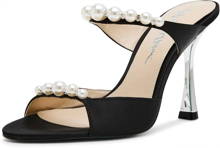 Betsey Johnson Lacy Heel Black US 7 2