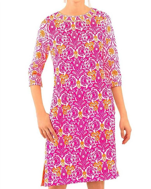 Scott Jersey Bateau Dress Multi Medium 2
